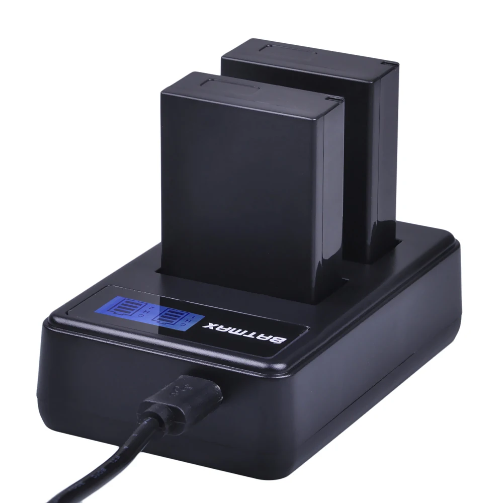 Batteria Batmax LP-E17 + Caricabatterie LCD Dual USB per Canon EOS R8 RP R10 R50 M3 M6 200D 750D 760D T6i T6s 800D 8000D Kiss X8i  44