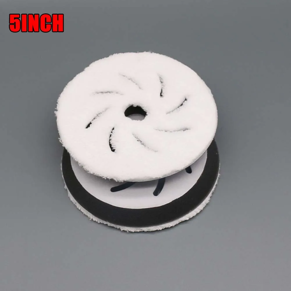 5 Inch Auto Microfiber Polishing Cutting Pad Car Detailing Buffing Wheel