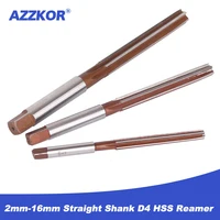 2mm-16mm Straight Shank D4 HSS Reamer Chucking Engineering Milling Cutter Tool 3mm/4mm/5mm/6mm/8mm/10mm/12mm/14m 6 Flutes HSS 1