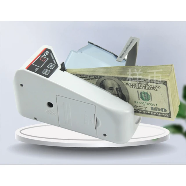 Mini-compteur Portable À Affichage Led, Pour Billets, Billets, Dollar,  Batterie/prise Us/uk - Contre De L'argent/détecteur - AliExpress