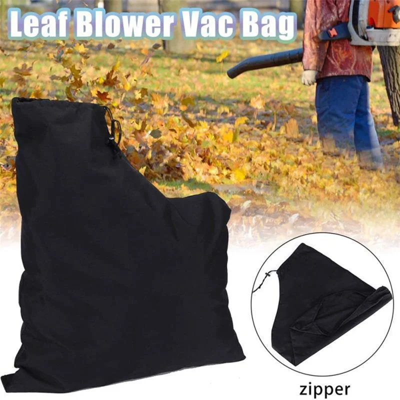Zippered Type Leaf Blower Vacuum Bag Lawn Cleaner Bag Solid Zippered Bag Leaf Collection Bag Lawn Cleaner Bag Garden Leaf Bag