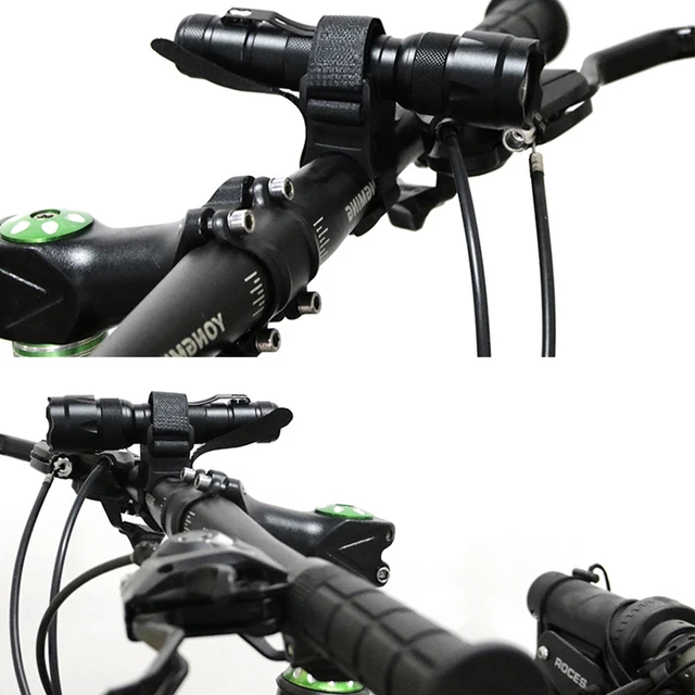 Multi-Purpose Bike Strap Band Flashlight LED Tourch Mount Holder Bike Lock  Clamp Holder Magic Band Mountain Bicycle Accessories - AliExpress