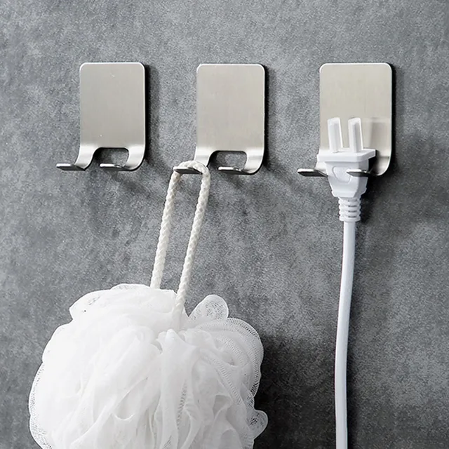 1-15PCS No-Punch Supporto per rasoio Adesivo Gancio di stoccaggio per rasoio da bagno Gancio da parete impermeabile Mensola da bagno Supporto per rasoio 5