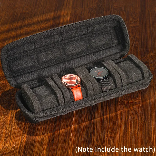 Boîte de montre organisateur montre étui de voyage Portable stockage montre présentoir pour montres-bracelets et montres intelligentes hommes femmes cadeau 6