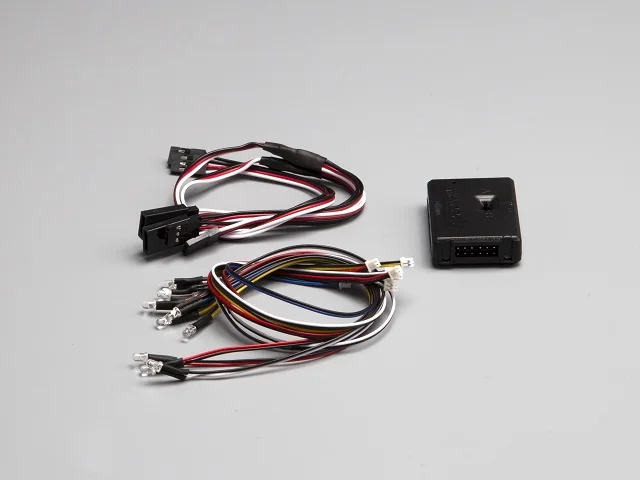 Set Unità Led Con Scatola Di Controllo 11 Leds (3Mm: 11 Leds) Adatto Per 1/10 Nismo Gt3 (R35)