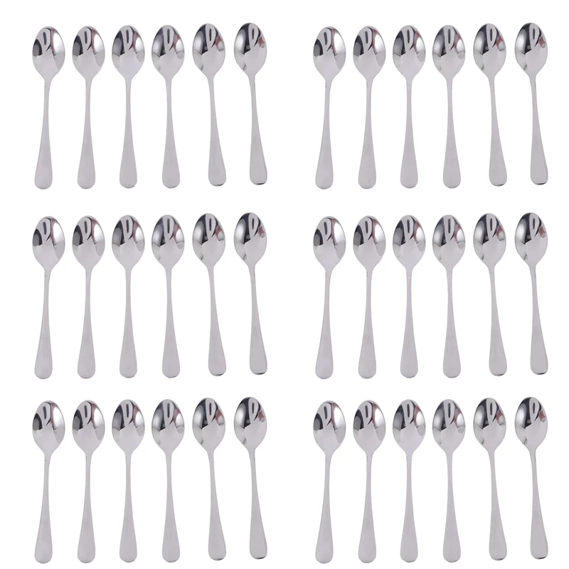 

36 Pieces Of Espresso Spoon, 4.7 Inch Stainless Steel Mini Coffee Spoon Dessert Spoon