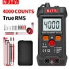 NJTY Professional Digital Multimeter Mini Auto Range Smart Multimetro 4000 Counts AC/DC Voltage Meter Resistance Tester 1