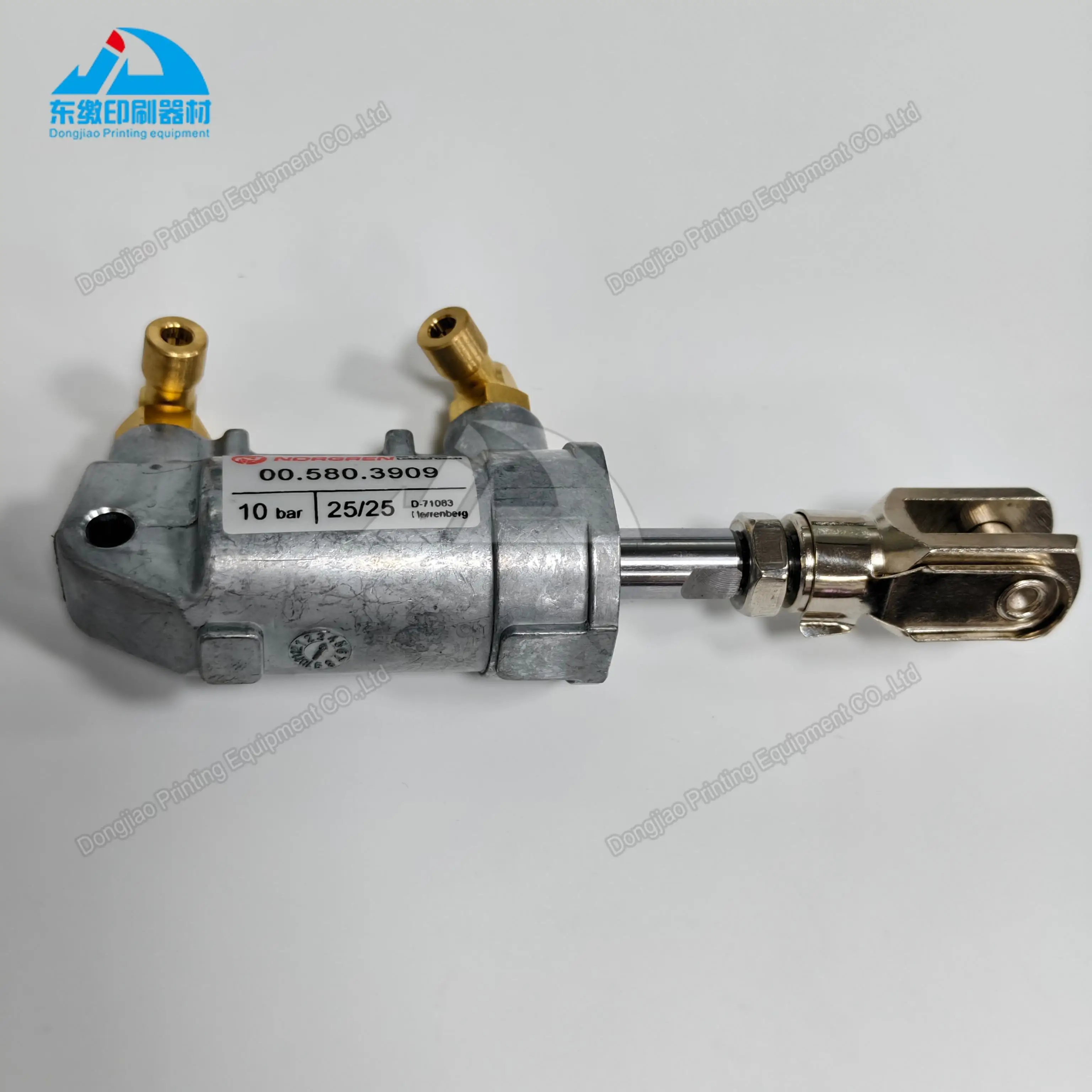 1개 00.580.3909 하이델베르그 오프셋 인쇄기 예비 부품 공압 실린더용 공압 실린더