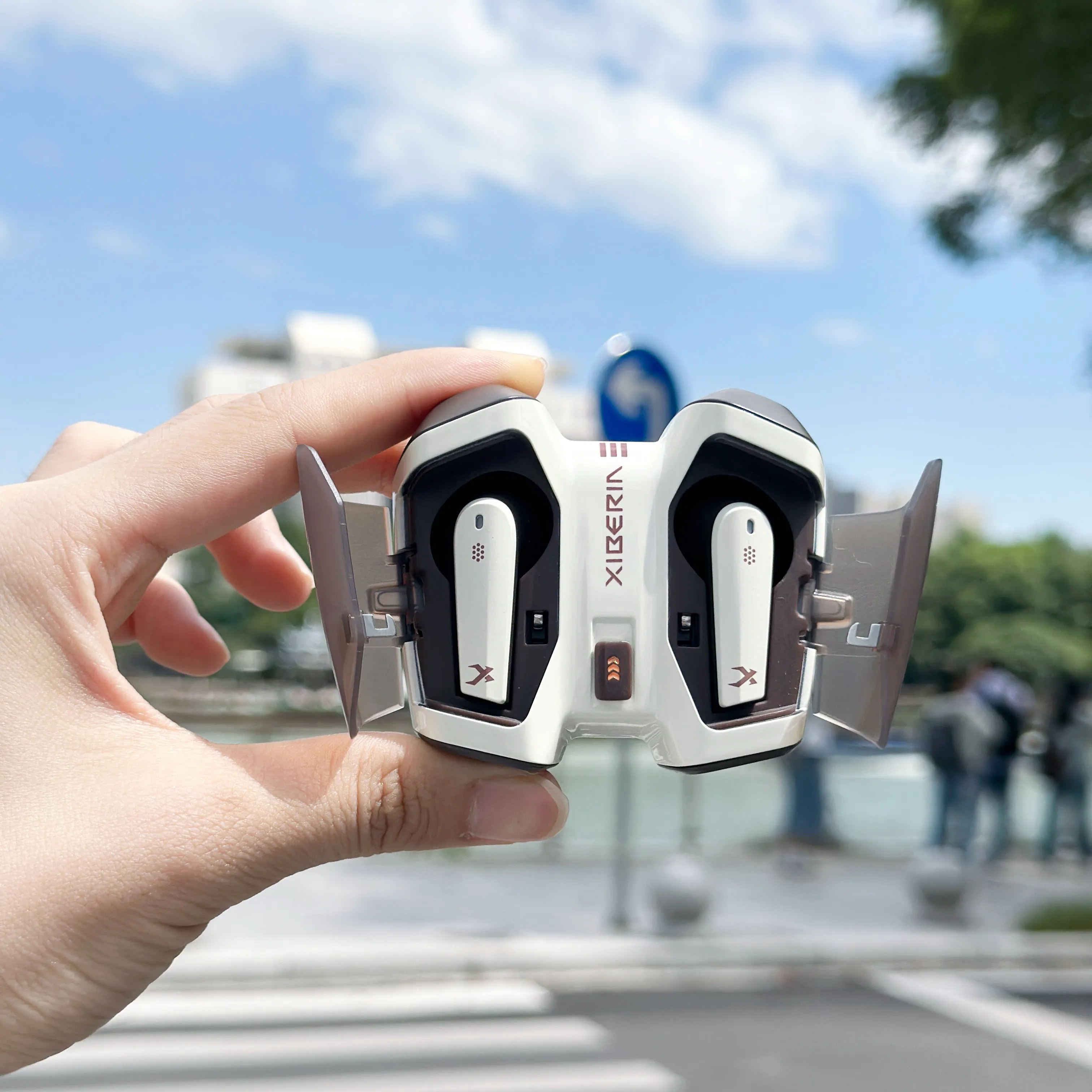 

XIBERIA W20 Bluetooth-наушники стандартная версия Mecha беспроводные TWS-наушники с шумоподавлением и низкой задержкой Космос капсульные игровые наушники