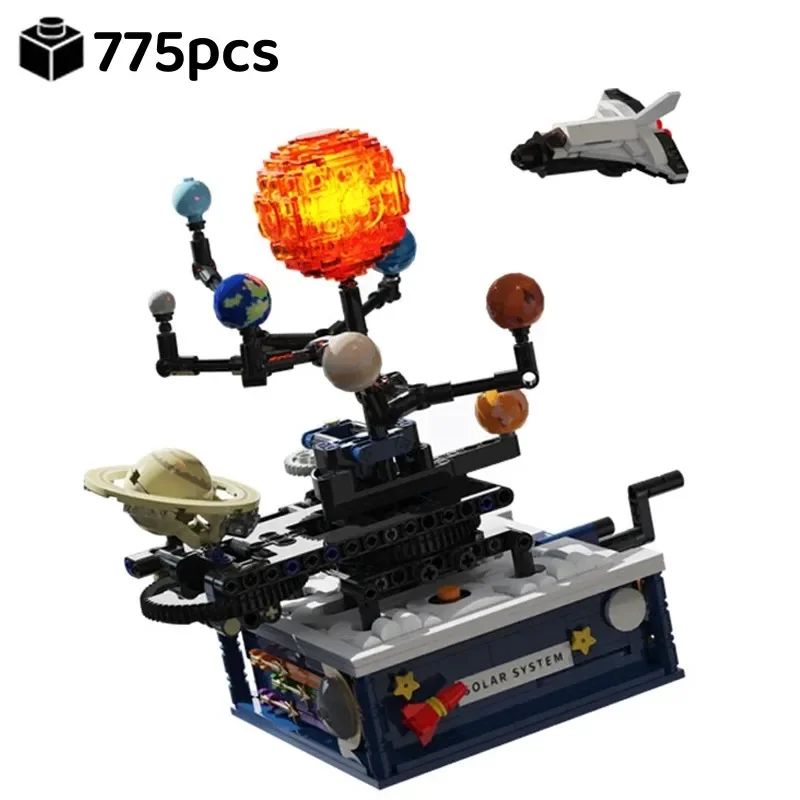 TechnicalBuildingBlocksModelUniverseSolarSystemMOCConstructionKitEducationalToysforKidsBirthdayGift-AliExpress26
