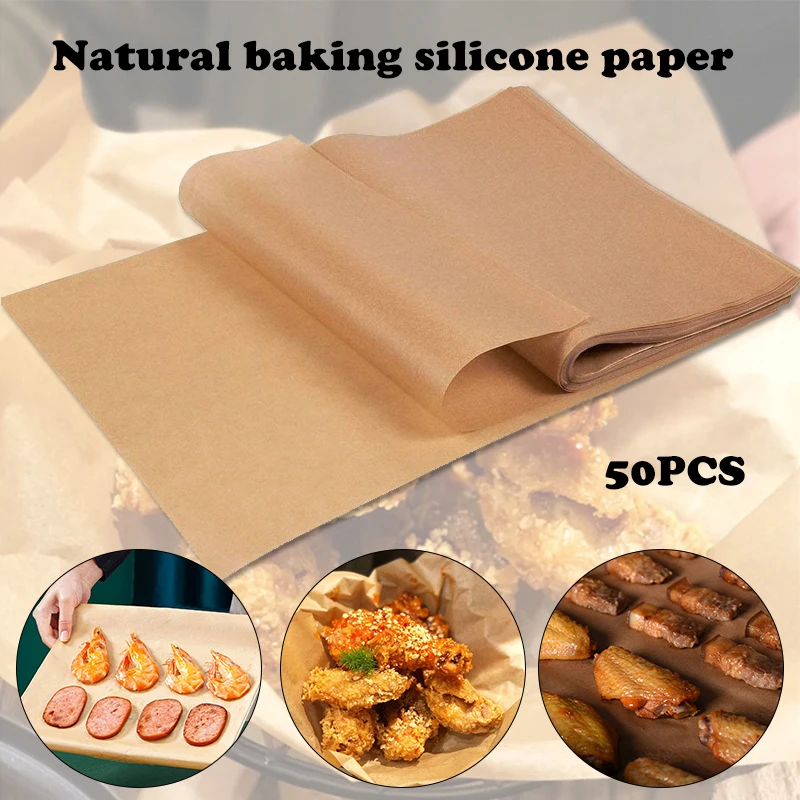 New 500 Pcs Unbleached Parchment Paper Baking Sheets, 4X4 Inches Non-Stick  Precut Baking Parchment, Perfect for Wrapping - AliExpress