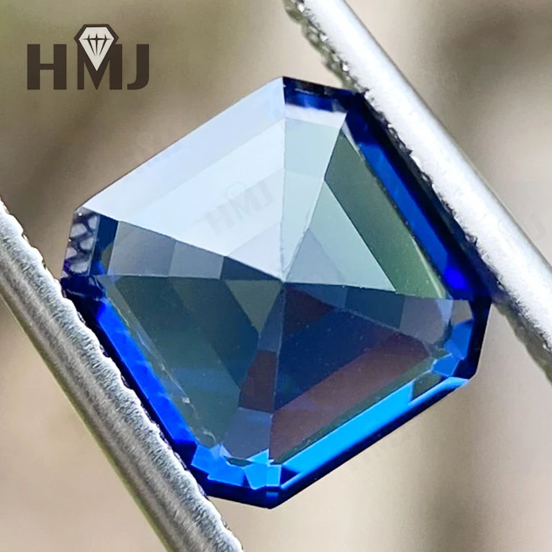 AGL-zertifizierter, im Labor gezüchteter Saphir, 0,1–11 Karat, in den Schliffen Prinzessin/Rund/Oval/Asscher/Kissen/Herz/Smaragd/Birne, für die Herstellung von Schmuck im DIY-Stil. – Detail 8
