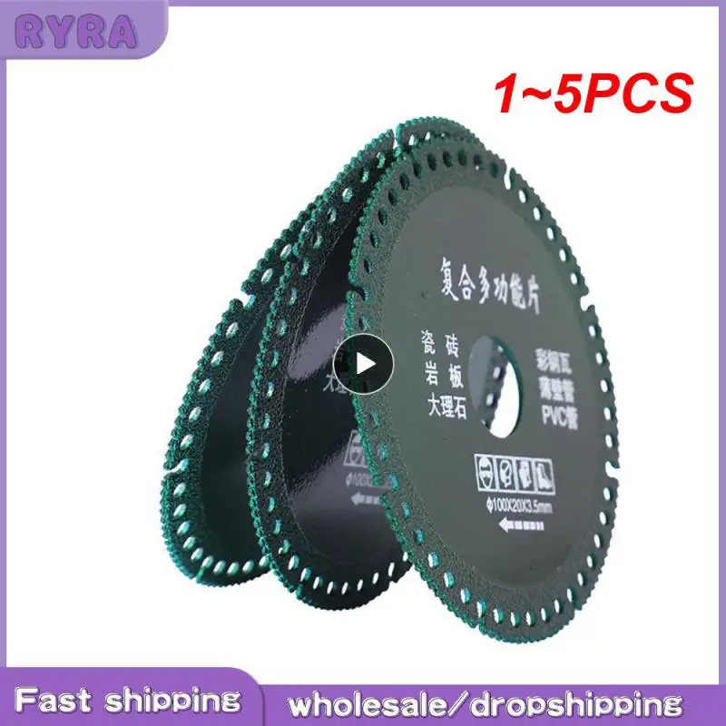 

1~5PCS 100mm Saw Blade Composite Cutting Disc Ceramic Tile Glass Marble PVC Pipe Cutting Blade For 100-type Angle