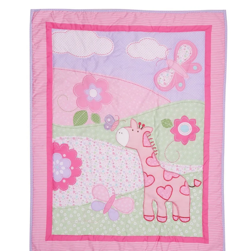 Cute and fun cartoon patchwork blanket for infants and young children, size 107 * 84cm CJ266
