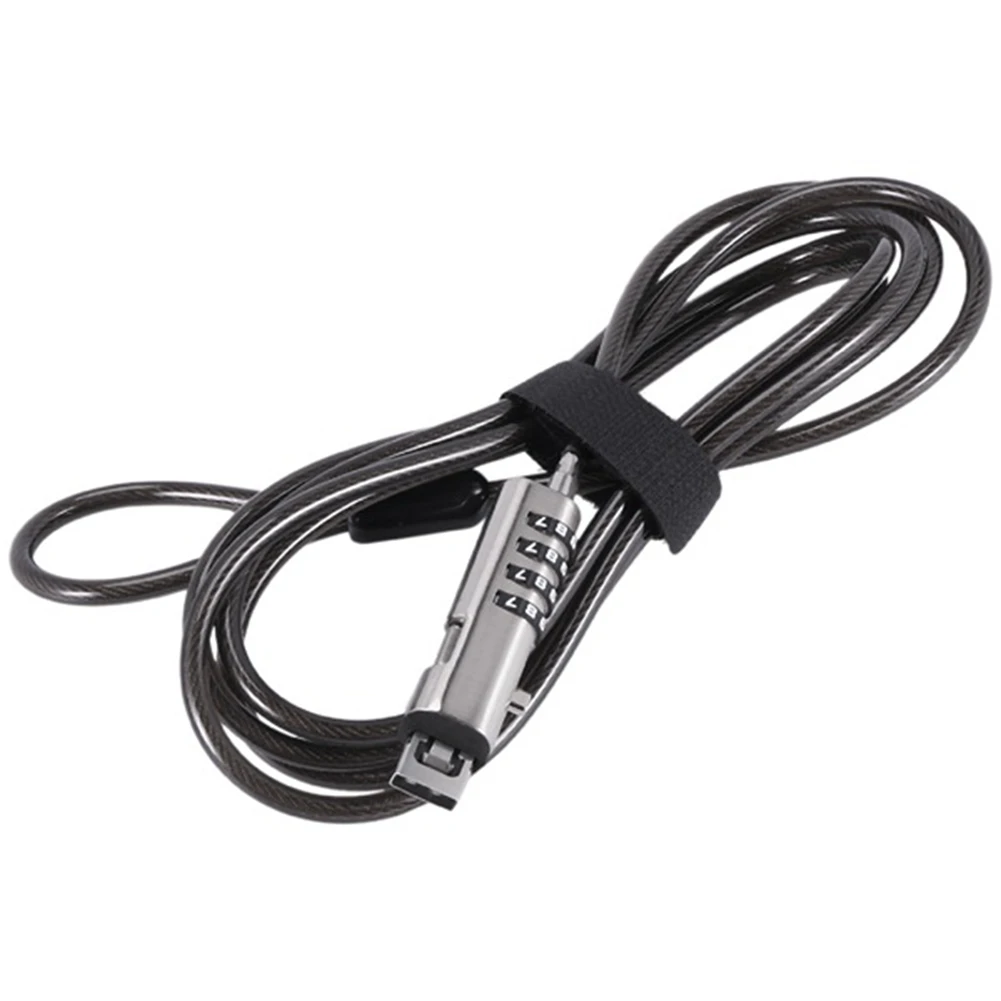 A41Z-2Pcs USB 노트북 노트북 조합 잠금 장치 PC 노트북 컴퓨터 용 범용 보안 USB 4 자리 조합 잠금 장치
