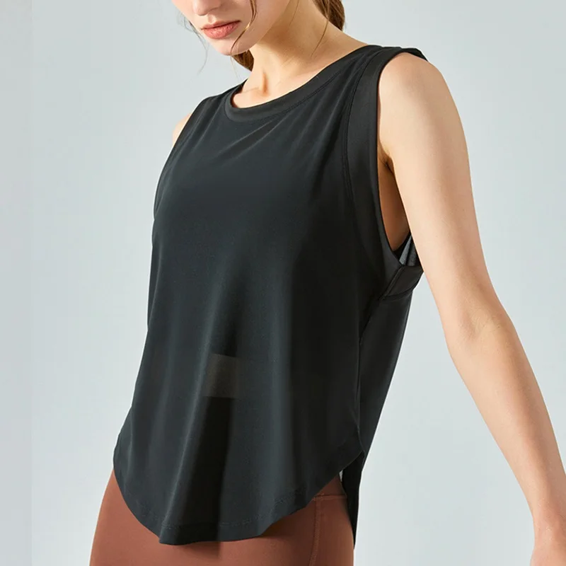 Sports T Shirt Sports Shirt Yoga Top Yoga Shirt Cloud Hide Quick Dry Sports Shirts for Women XL Crop Top Breathable Plus Size Yoga T-Shirt Gym Workout Cover-up Sleeveless Vest