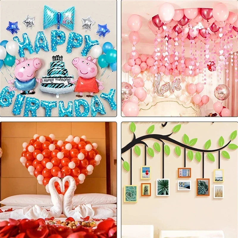 Balloon Glue Dot Balloon Accessories 100-1000PCS Balloon Glue Dot Adhesive Tape For Balloons Birthday Christmas Party