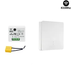Smart Wireless Light Switch, 2 - Way Remote Control Module, No Neutral Wire Needed (1 CH Switch 1 W)