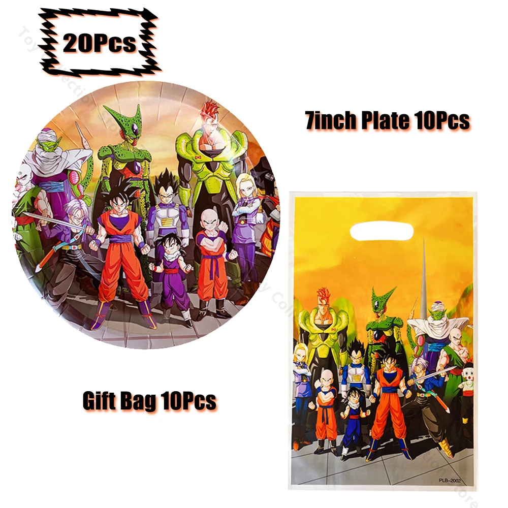 

Dragon Ball Z Manga Sun Wukong Tableware Party Supplies DIY Scene Layout School Club Cosplay DIY Gift Kid Birthday Party Decor