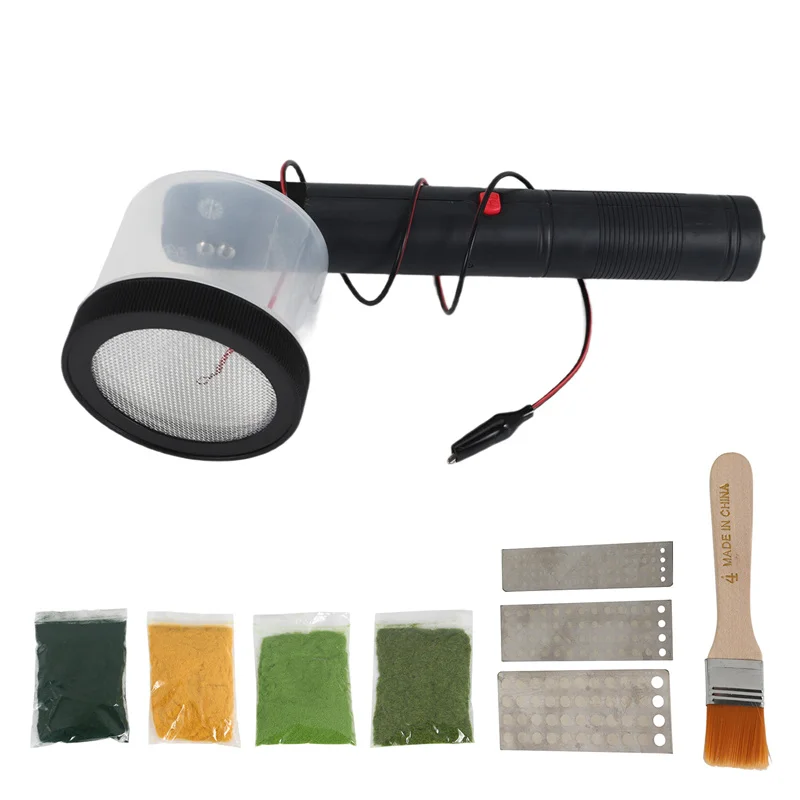 Miniature Scene Model Materia Flocking Static Grass Applicator Modeling Hobby Craft With Grass Planting Template Tool