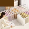 Clothes Organizer Trousers Clothing Jeans Storage Box Wardrobe Closet Organization Underwear Bra Socks Compartment Box Cabinet 4