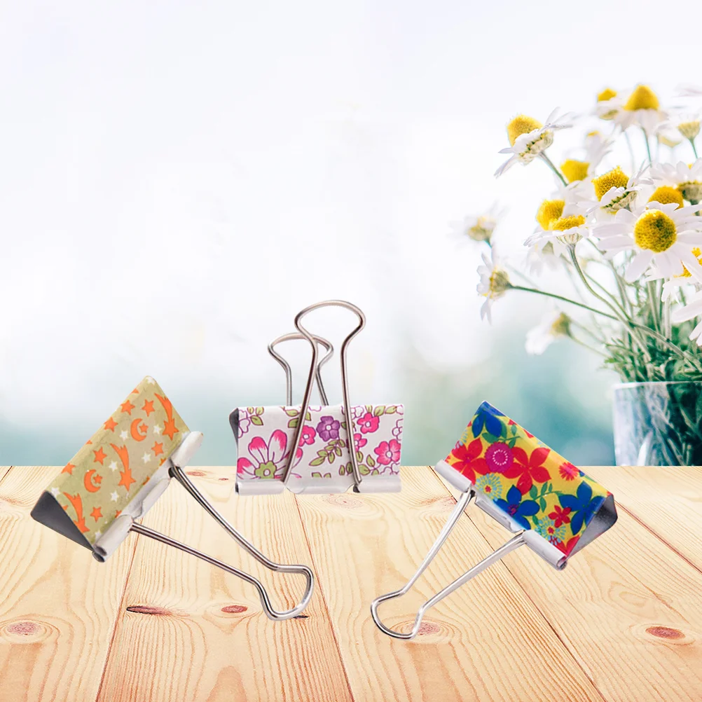 

Зажимы для бумаг цветные, 32 мм, 24 шт.