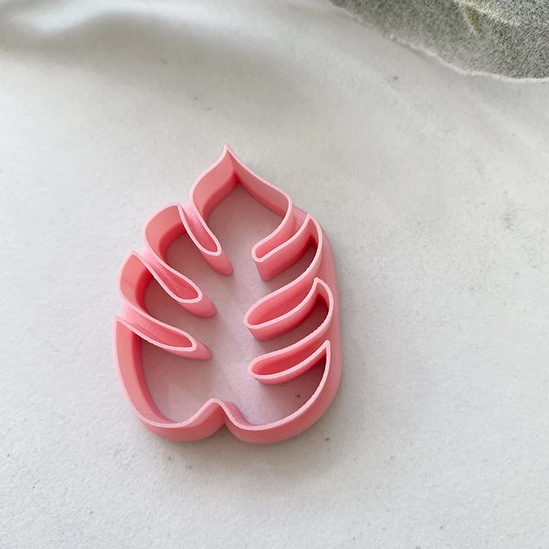 Soft Pottery Earrings Polymer Clay Cutters Handmade Plant Earring Clay Molds DIY Ocean Style Earring Jewelry Pendant Tools silicone mold polymer clay cutter