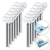 1-6 Pcs Stainless Steel Toothpaste Tube Squeezers Metal Key Toothpaste Squeezers for Bathroom Hair Dye Cosmetic Tubes Squeezer 2