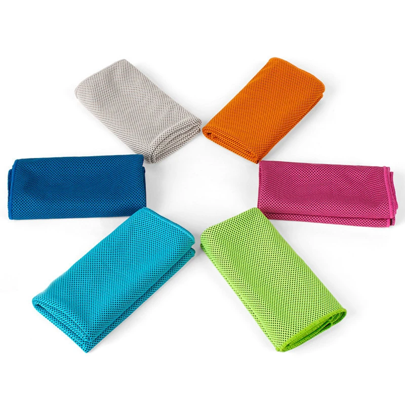 Colors Men and Women Gym Club Yoga Sports Cold Washcloth Running Football Basketball Cooling Ice Beach Towel Lovers Gift Toallas sports towel