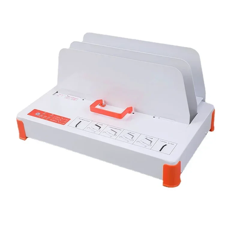 새로운 업그레이드 바인딩 기계 전기 무선 파일 책 바인딩 기계 청구서 영수증 파일 용지 핫 A4 자동 소형 접착 바인딩