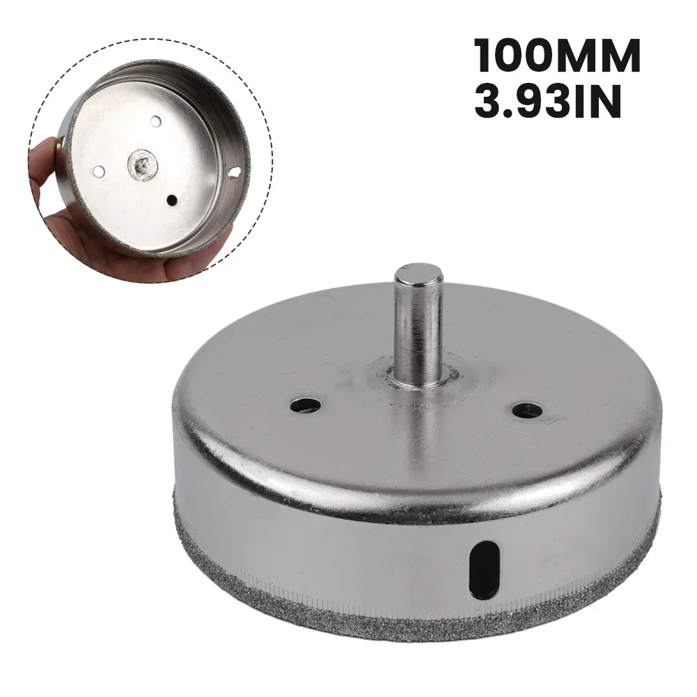 Punta Diamantata Per Fori - 45 Mm, Per Vetro, Piastrelle, Granito E Marmo