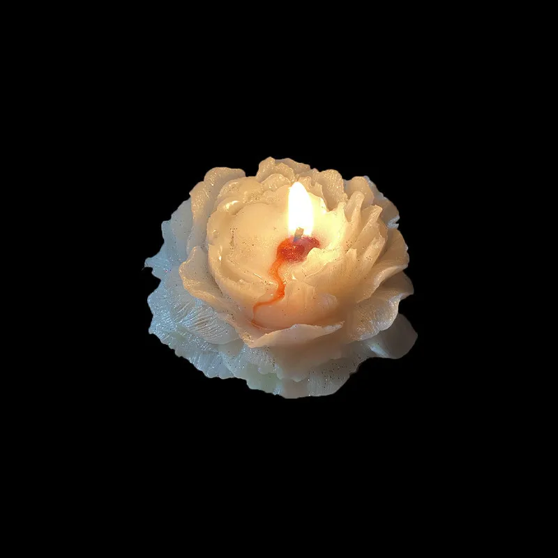 Sexy Low Temperature Candles Gilding40DegreesmPeony Rose Flow Heart Sandwich Wax Drip Adult Sex Training Props