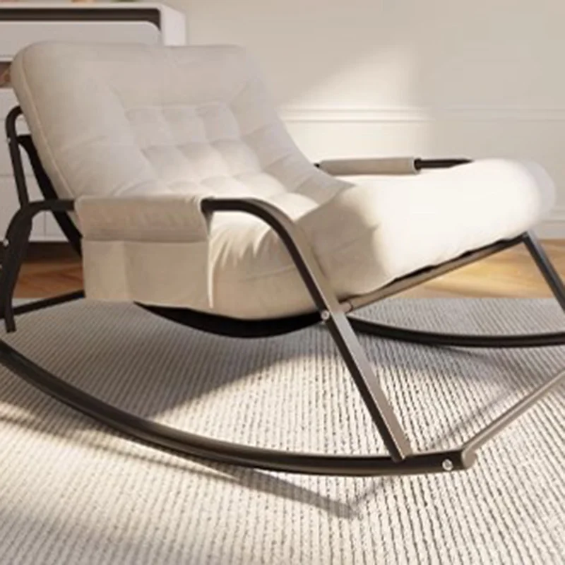 Rocking Lounge Chairs Modern Nordic Adults Luxury Designer Bedroom Chairs Sofa Recliner Articulos Para El Hogar Home Furniture