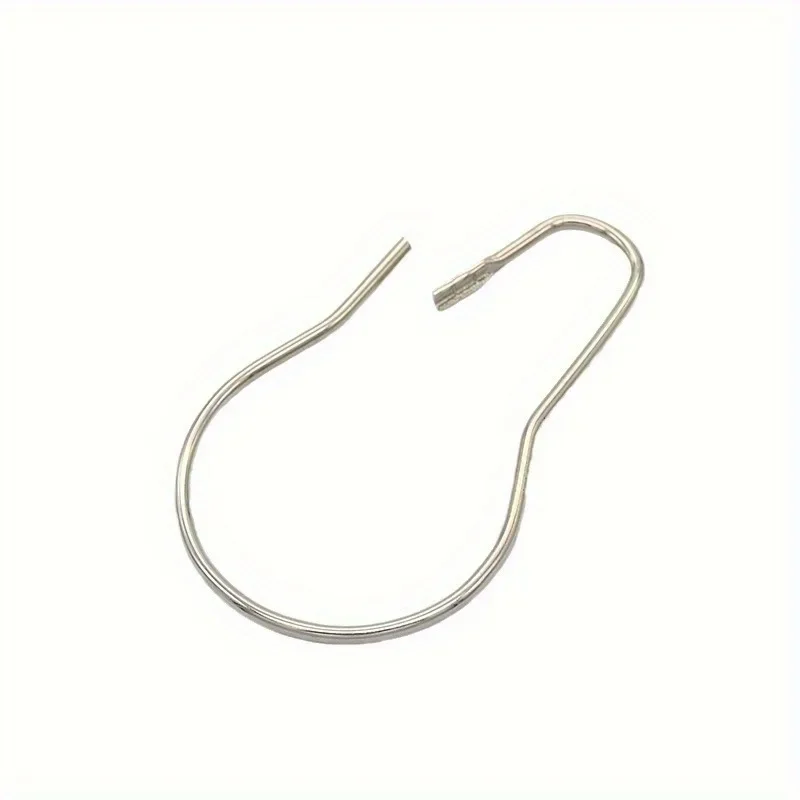 304 Stainless steel beadless shower curtain hook curtain limpet bathroom accessories hook hoist 10Pcs