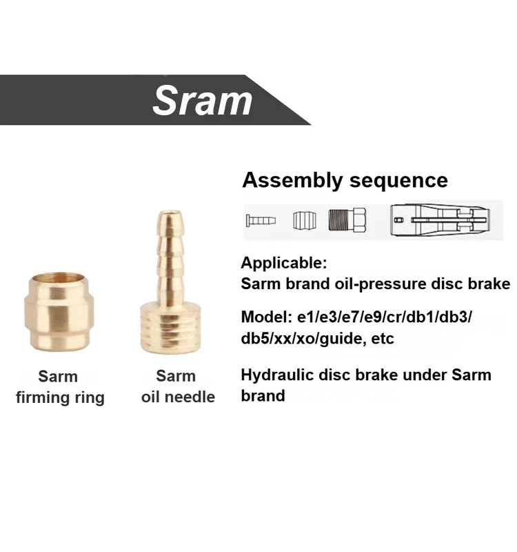 Mountainbike öl nadel 4/10/20set Brems olive kopf Für SHIMANO BH90 BH59 SRAM MAGURA TEKTRO öl brems schlauch Anschluss Einsatz – Detail 5