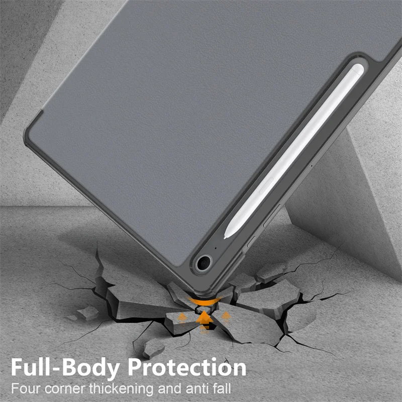Trifold Leather Stand Hard Smart Cover