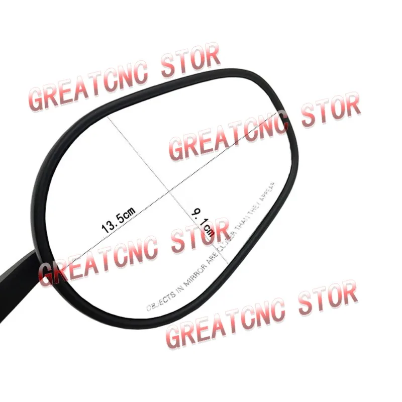 E24 Mirror Bar End Motorcycle Rearview Mirror for BMW Kawasaki Honda