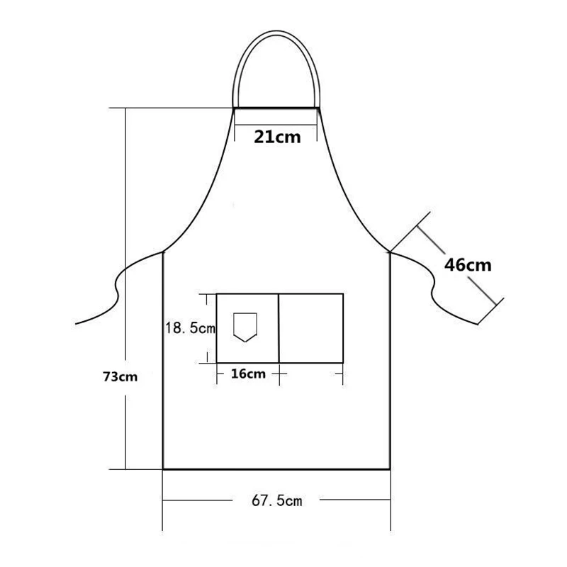 Custom Company Shop LOGO Kitchen Aprons For Woman Men Chef Work  Grill Restaurant Bar Shop Cafes Beauty Nails Studios Uniform 3
