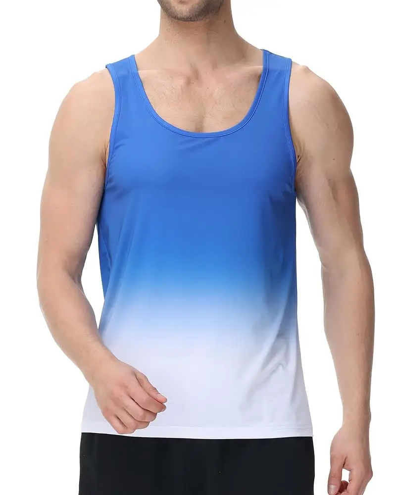 Summer Men Bodybuilding Gym Tank, Basic Top Clothing Quick-dry Basketball Sports Sleeveless T-shirts Fitness Workout Tops 4