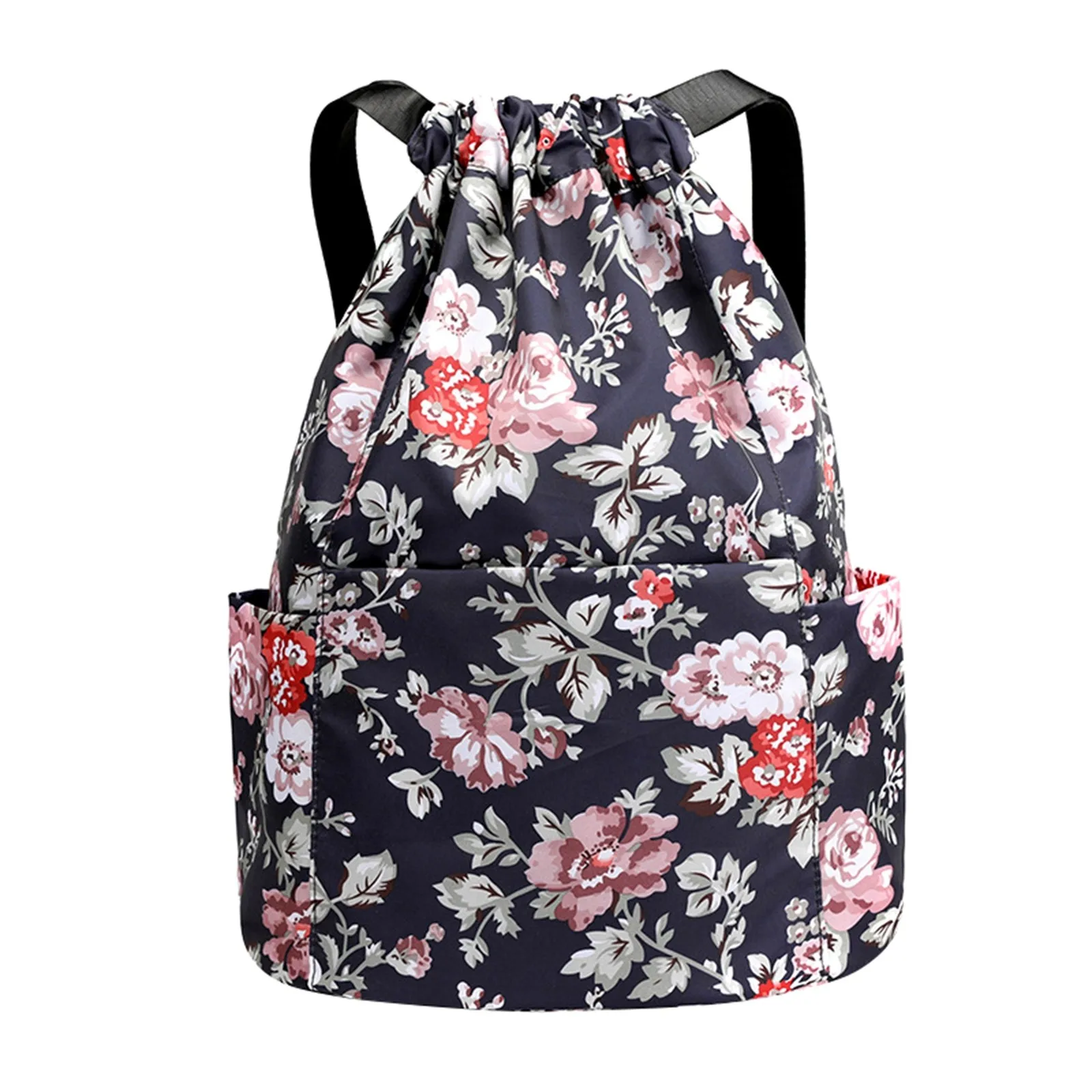 Drawstring Foldable Large Capacity Dry-Wet Separation Travel Sports Backpack Exotic Drawstring Gym Sack Backpack Bag 5