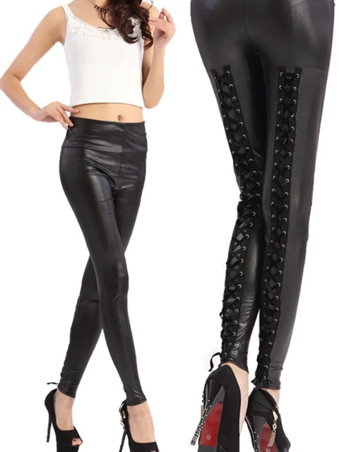 Novelty Latex Tights Bling Silver Color Latex Leggings Men With