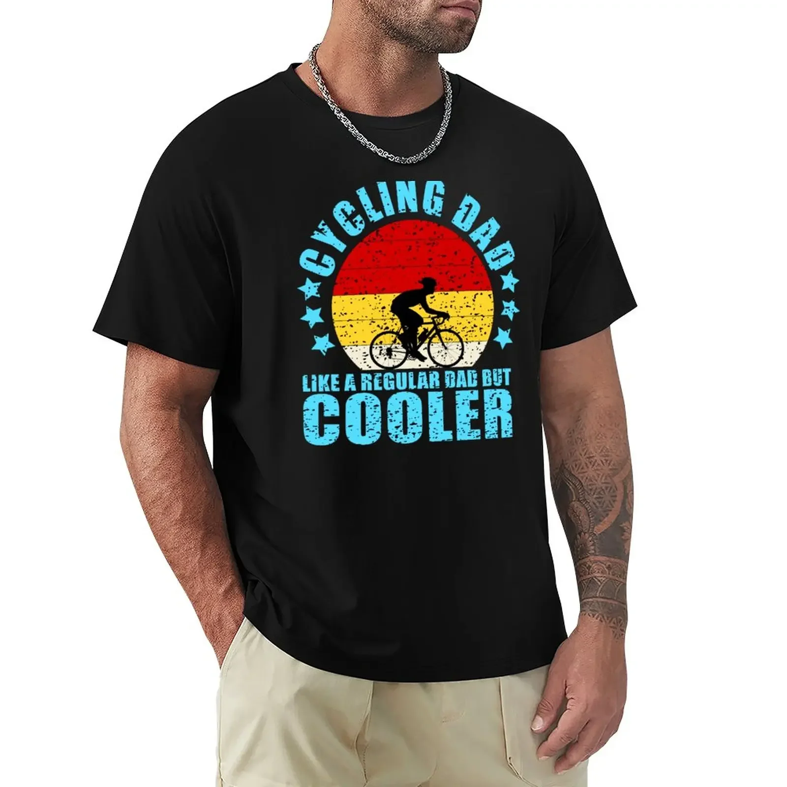 

Cycling Dad T-Shirt cute clothes korean fashion customizeds Men's t-shirts