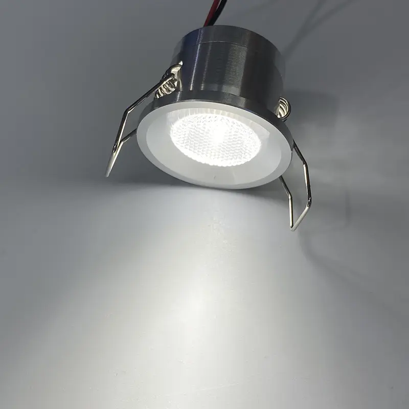 Mini Down Light LED 12V 1W Embedded Small Spotlight Ceiling Kitchen Bathroom Built-in Led Light Lamp Silver, White, Black Shell - Image 8