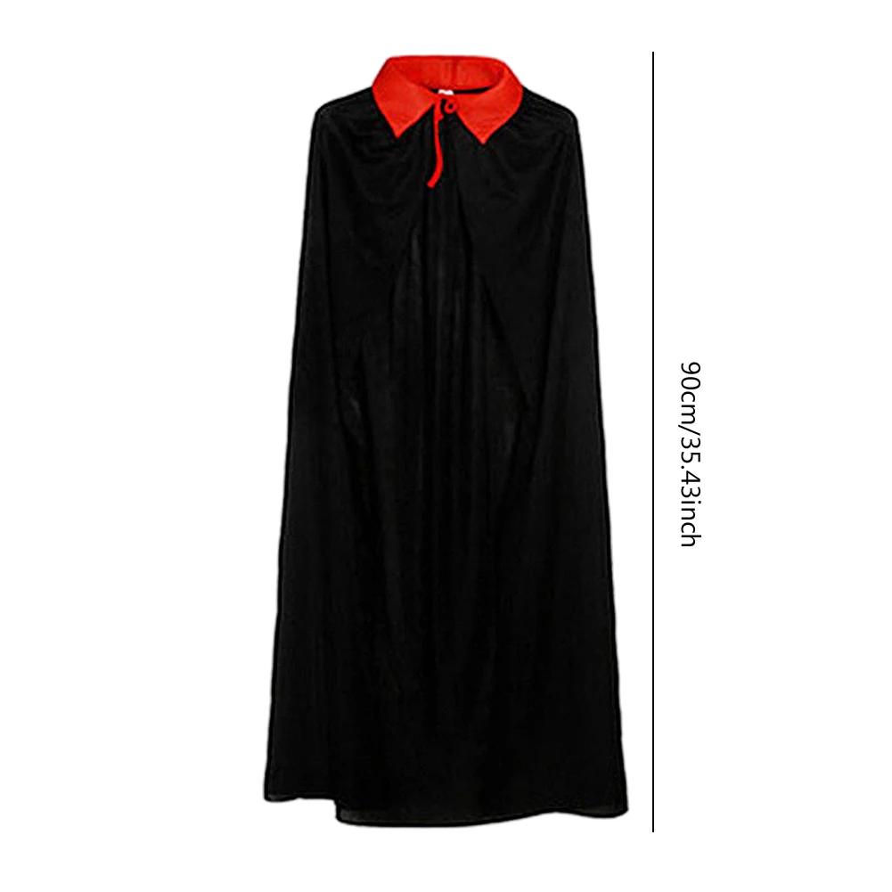 Halloween Unisex Clothing with Long Hooded Red Black Robe Witch Grim Reaper Medieval Dress for Kids Adult Party