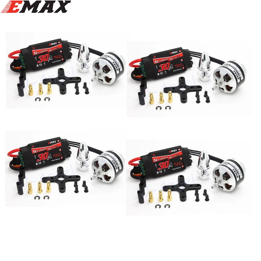 EMAX XA2212 820KV 980KV 1400KV Motor With EMAX Simonk 20A / 30A ESC Set Parts For RC Model for F450 F550 RC Quadcopter