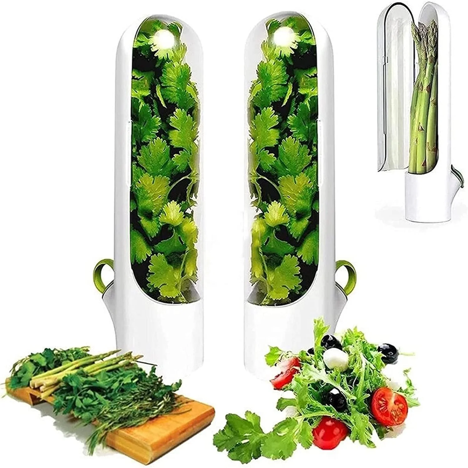 Kitchen Preservation Bottle Fridge Herbs Fridge Organizer Premium