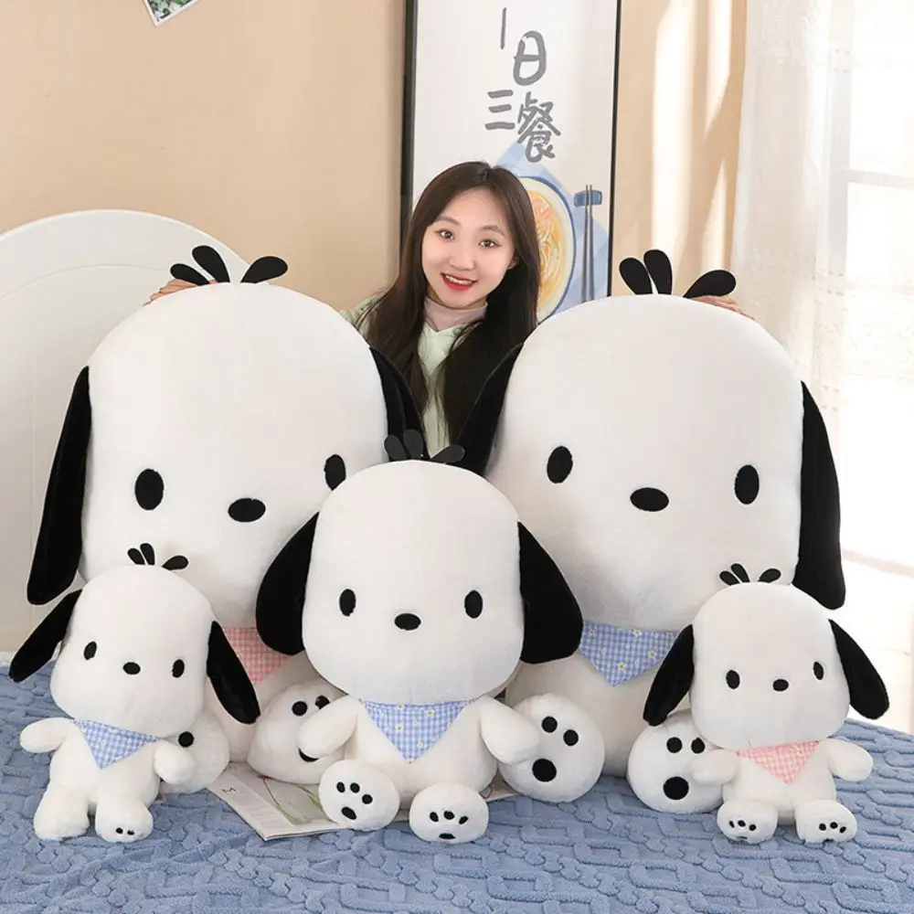 

Sanrio Pochacco Plush Toy Sleeping Pillow Cartoon Stuffed Soft Dolls Kawaii Fluffy Toys Home Room Decoration Children Girl Gifts