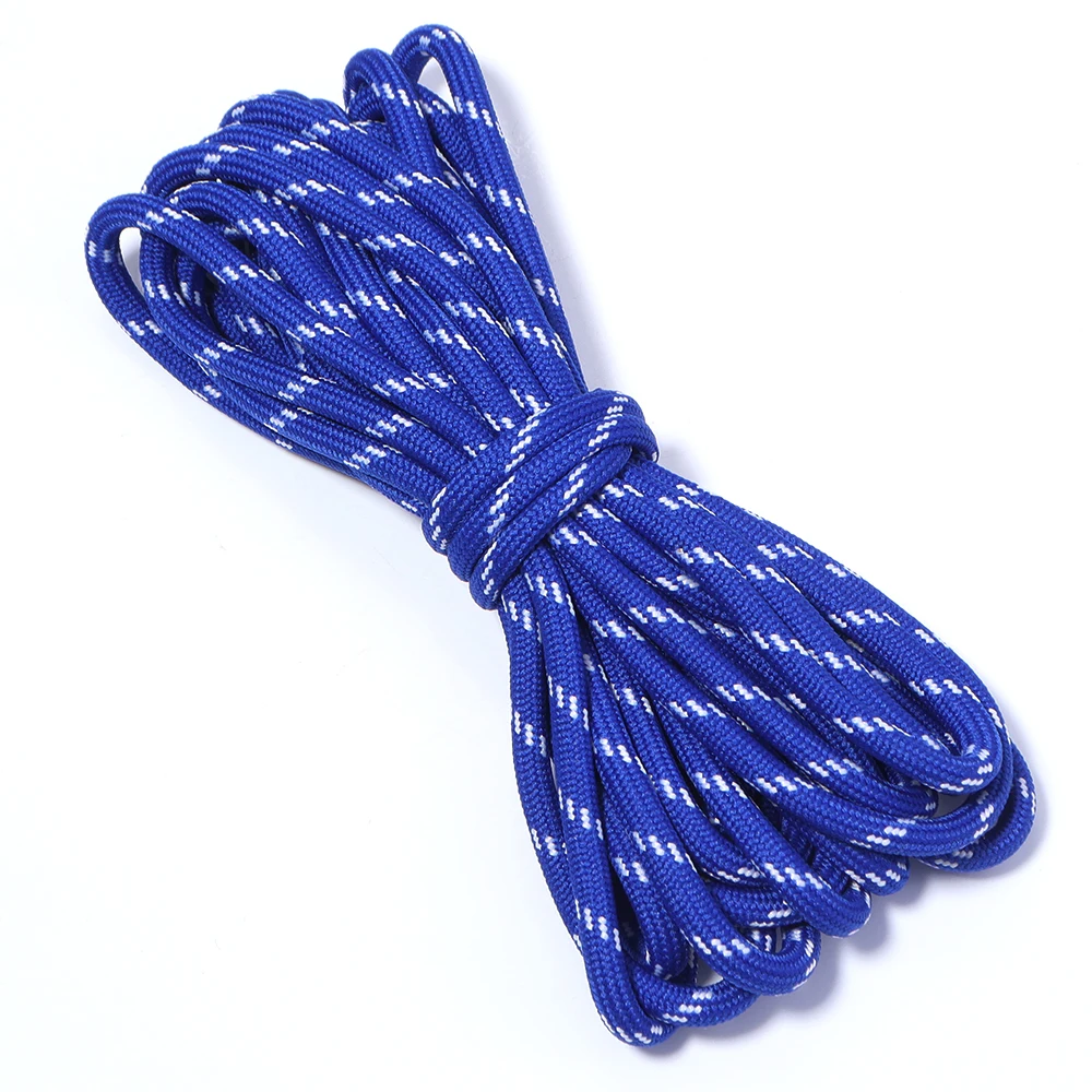 Colorful 5mm Braided Polyester Nylon Cord - 5 Yards for Crafting & DIY Projects