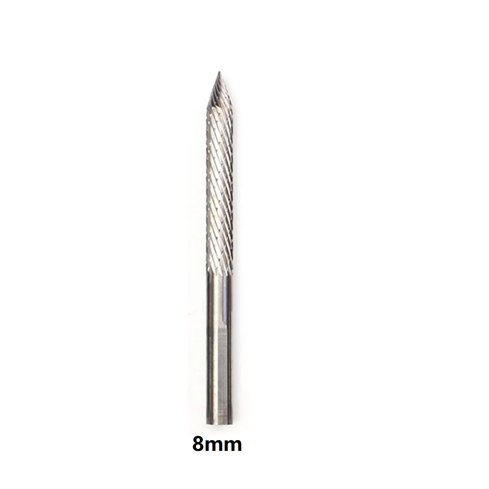 58 - 108mm Air Drill Tire Repair Tool Tungsten Steel Drilling 3mm -12mm Shank Fish Scale Cutting Edge Triangular Rhombus