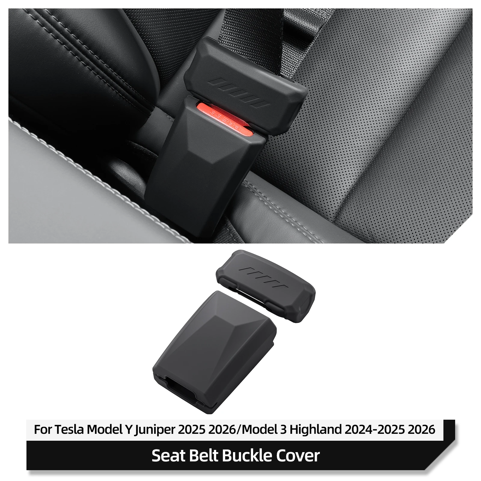 Premium Car Seat Belt Buckle Protective Cover - Auto Accessories